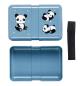 Preview: ALLC Lunchbox Panda SBPABU16 blau 18x6x12cm