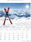 Preview: ALPHA EDITION Bildkalender 2025 104109 Alpen 23.7x34cm