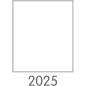 Preview: ALPHA EDITION Bastellkalender DIY 2025 104188 1M/1S weiss ML 24x31cm