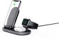 Preview: AUKEY Aircore3in1Charging Station LCA3ABK Wireless, Qi, QC, black