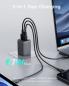 Preview: AUKEY Comet Mix 67W GaN PD PA-C3 3-Port, Wall Charger Grey