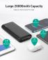 Preview: AUKEY Sprint Go 20000mAh Powerb. PB-Y37 black, 65W 2xUSB-C,1x USB-A