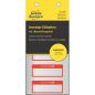 Preview: AVERY ZWECKFORM Inventar-Etiketten 50x20mm 6907 rot, Poly. 10Bl.50Stk.