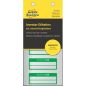 Preview: AVERY ZWECKFORM Inventar-Etiketten 50x20mm 6912 grün, Poly. 10Bl.50Stk.