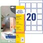 Preview: AVERY ZWECKFORM Etiketten QR Code 45x45mm L7121-25 500 Stück