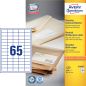 Preview: AVERY ZWECKFORM Etiketten 38x21,2mm LR3666 recycling 6500 Stück