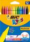 Preview: BIC Wachsmalkreide Kids 945764 12 Farben Etui