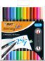 Preview: BIC Fasermalstift Dual Tip 989695 12 Stück, Farben ass.