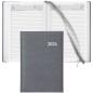 Preview: BIELLA Geschäftsagenda Executive 2024 06510250024U grau, 1T/S, 14,5x20,5cm