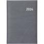 Preview: BIELLA Geschäftsagenda Executive 2024 06510250024U grau, 1T/S, 14,5x20,5cm