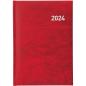 Preview: BIELLA Geschäftsagenda Executive 2024 06510450024U rot, 1T/S, 14,5x20,5cm