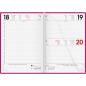 Preview: BIELLA Geschäftsagenda Colorful 2024 09701400024U pink, 1T/S, 14,5x20,5cm