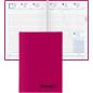 Preview: BIELLA Geschäftsagenda Colorful 72024 09707400024U pink, 1W/2S, 14,5x20,5cm