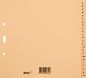 Preview: BIELLA Register Papier braun f. A4 19442400U A-Z, teildeckend