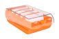 Preview: BIELLA Karteikartenbox Bunny Box A7 20879135U orange 250x132x85mm