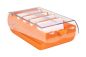 Preview: BIELLA Karteikartenbox Bunny Box A8 20885135U orange 195x100x63mm