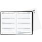 Preview: BIELLA Taschenagenda Mittelformat2024 22301020024U schwarz, 3½T/S, 7,6x11cm