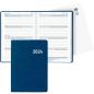 Preview: BIELLA Taschenagenda Mittelformat2024 22301050024U blau, 3½T/S, 7,6x11cm