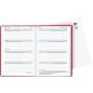 Preview: BIELLA Taschenagenda Mittelformat2024 22301450024U rot, 3½T/S, 7,6x11cm, d/f/i/e