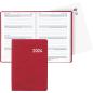 Preview: BIELLA Taschenagenda Mittelformat2024 22301450024U rot, 3½T/S, 7,6x11cm, d/f/i/e