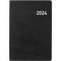 Preview: BIELLA Taschenagenda Tell 2024 23201020024U schwarz, 2T/S, 8,5x12,5cm