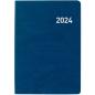 Preview: BIELLA Taschenagenda Tell 2024 23201050024U blau, 2T/S, 8,5x12,5cm