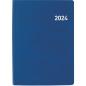 Preview: BIELLA Taschenagenda Rex 2024 25301050024U blau, 1W/2S, 10,1x14,2cm