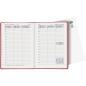 Preview: BIELLA Taschenagenda Rex 2024 25301450024U rot, 1W/2S, 10,1x14,2cm