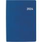 Preview: BIELLA Taschenagenda Memento 2024 25401050024U blau, 3½T/S, 10,1x14,2cm