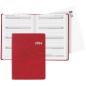 Preview: BIELLA Taschenagenda Memento 2024 25401450024U rot, 3½T/S, 10,1x14,2cm