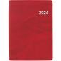 Preview: BIELLA Taschenagenda Memento 2024 25401450024U rot, 3½T/S, 10,1x14,2cm