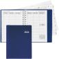 Preview: BIELLA Taschenagenda Rex Wire-O 2024 25773050024U blau, 1W/2S, 10,1x14,2cm