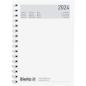 Preview: BIELLA Agenda Technikus 4 Wire-O2024 34141020024U schwarz, 1T/S, 10,1x14,2cm