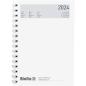 Preview: BIELLA Agenda Technikus 4 Wire-O2024 34141020024U schwarz, 1T/S, 10,1x14,2cm