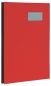 Preview: BIELLA Unterschriftenmappe A4 34141045U rot, Register 1-10 240x340mm