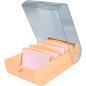 Preview: BIELLA Karteikartenbox Bunny Box A8 5336123D korallenrot/tr. 195x100x63mm