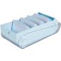 Preview: BIELLA Karteikartenbox Bunny Box A8 5336223D pastellblau/tr. 195x100x63mm