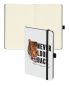 Preview: BIELLA Notizbuch Kompagnon WhiteTrend 5845337923U Tiger, gepunktet 12.5x19.5cm