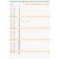 Preview: BIELLA Wandkalender Block Nr.11 2024 89010000024U Wire-O, 1M/S, 21x29,7cm