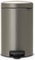 Preview: BRABANTIA Treteimer NewIcon 113628 12 Liter platinum