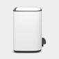 Preview: BRABANTIA Treteimer BO 121005 3x11 L weiss