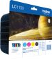 Preview: BROTHER Valuepack Tinte CMYBK LC-1100VALBP MFC-6490CW 450/325 Seiten