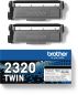 Preview: BROTHER Toner Twin Pack schwarz TN-2320TWIN HL-L2340/L2360 2x2600 Seiten