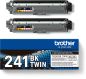 Preview: BROTHER Toner HY Twin Pack schwarz TN-241BKTWIN HL-3140/3170 2x2500 Seiten