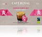 Preview: CAFE ROYAL Office Pads Bio Havelaar 10188335 Lungo Forte 50 Stk.