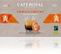 Preview: CAFE ROYAL Office Pads Bio Havelaar 10188447 Espresso Forte 50 Stk.