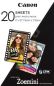 Preview: CANON ZINK Papier 50x75mm ZP-2030 20 Blatt