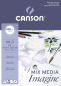 Preview: CANSON Imagine Zeichenpapierblöcke A4 200006008 200g, weiss 50 Blatt