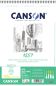 Preview: CANSON Skizzenpapier A4 31412A001 120g, weiss 50 Blatt