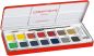 Preview: CARAN D'ACHE Gouache Studio Wasserfarben 1000.315 14 Farben, 1 x weiß + Pinsel